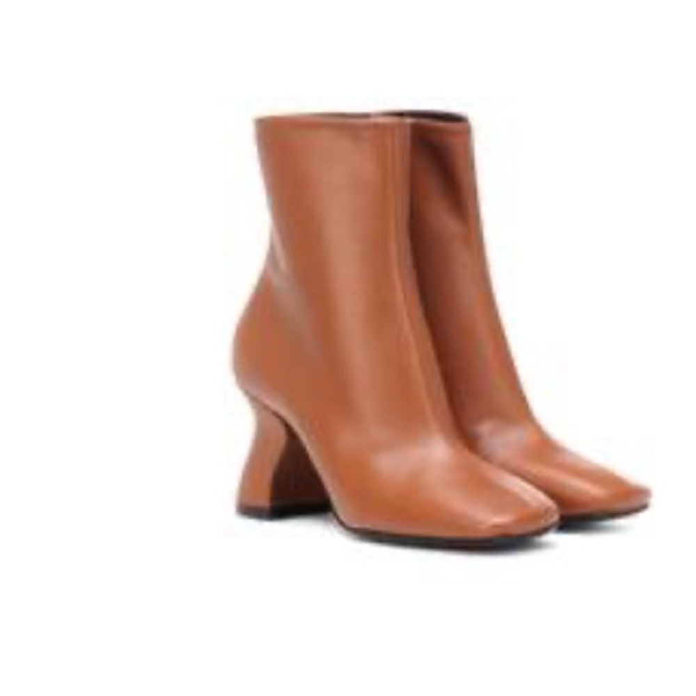 DRIES VAN NOTEN Leather ankle boots